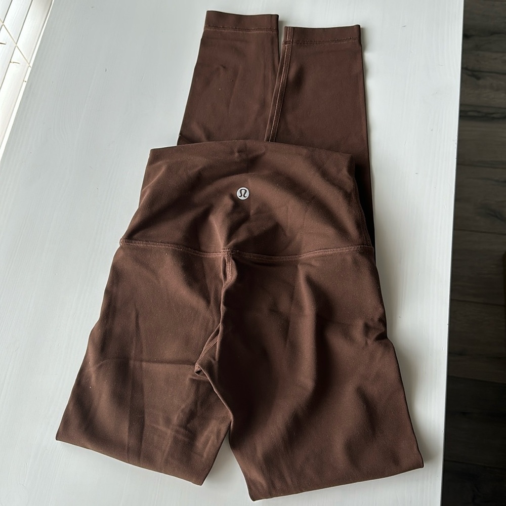 Lululemon Align High Rise Leggings Lava Cake brown size 0 25”